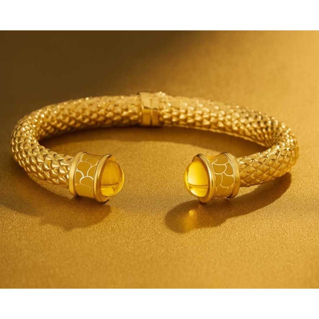 Halcyon Days Minoan Hinged Torque Bangles